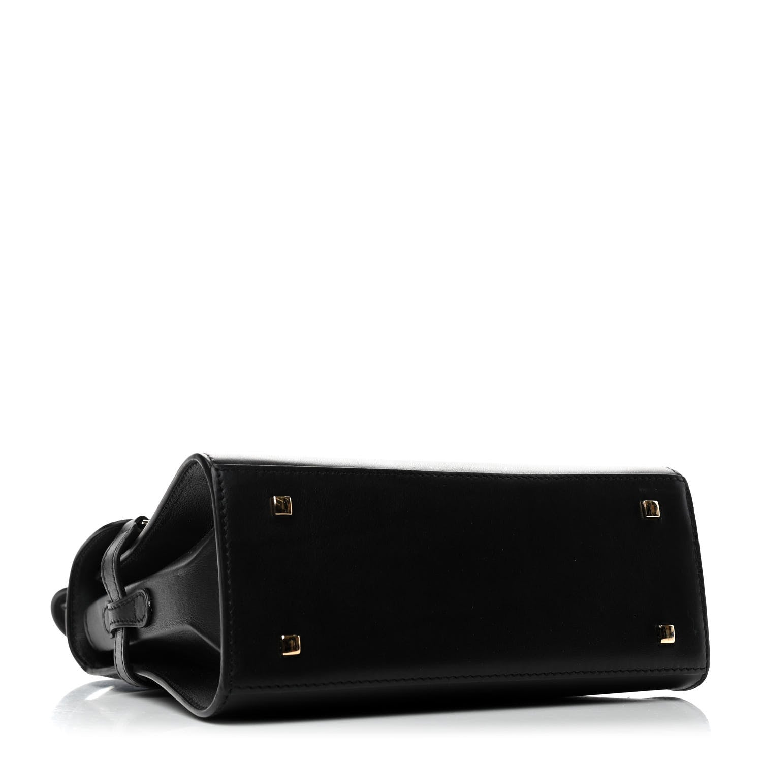 Delvaux Smooth Calfskin Mini Tempete Satchel Black 4 of 9