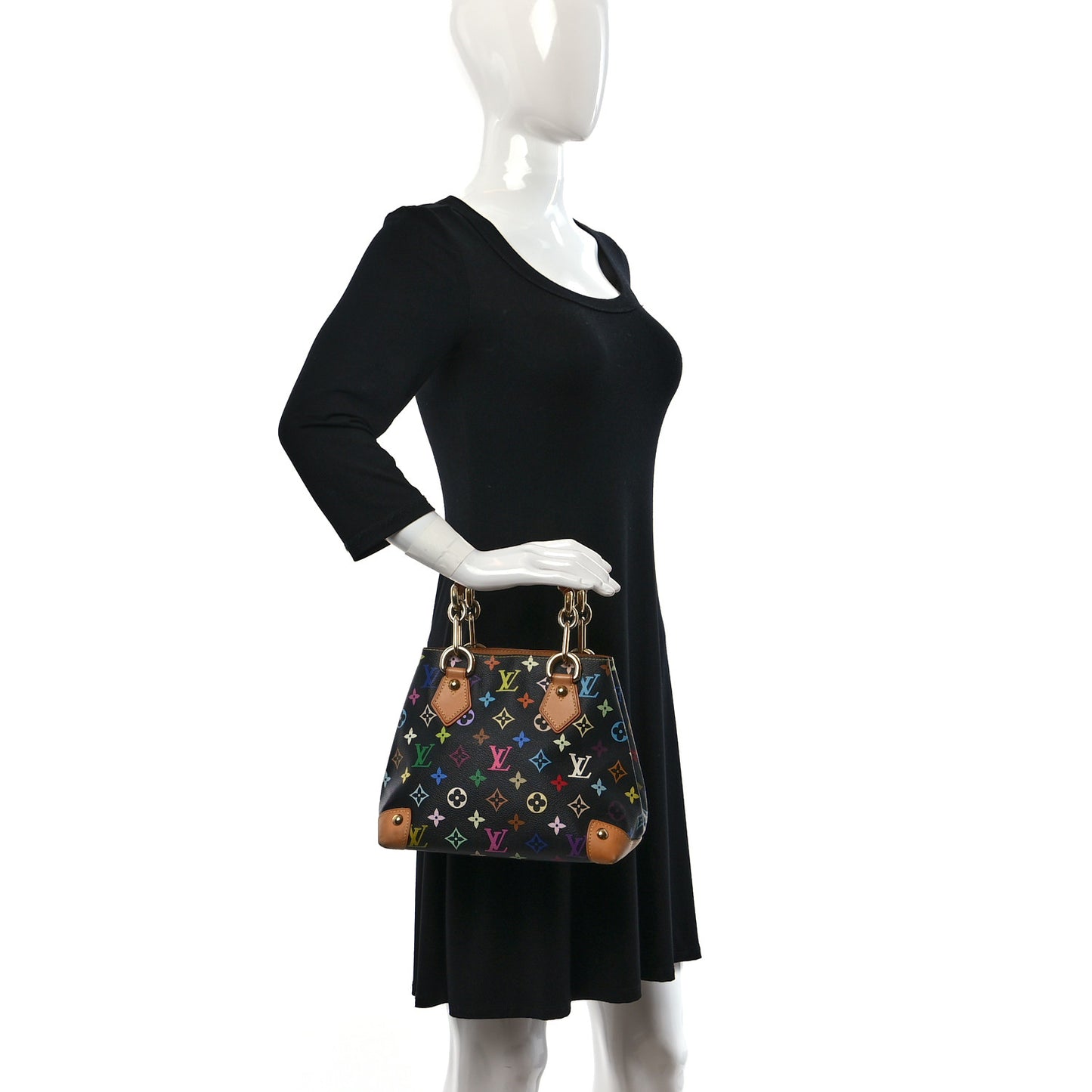 Monogram Multicolor Audra Black