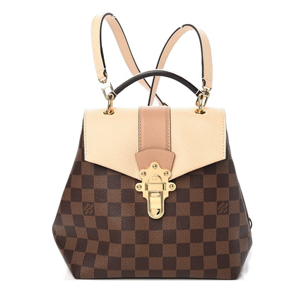 Louis Vuitton Damier Ebene Clapton Backpack Creme 1 of 8