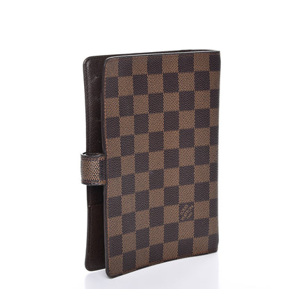 Louis Vuitton Damier Ebene Medium Ring Agenda Cover 3 of 7