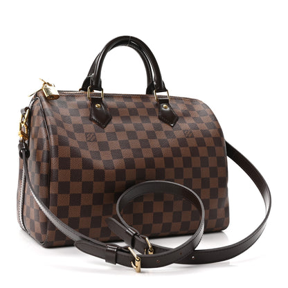 Louis Vuitton Damier Ebene Speedy Bandouliere 30 3 of 9