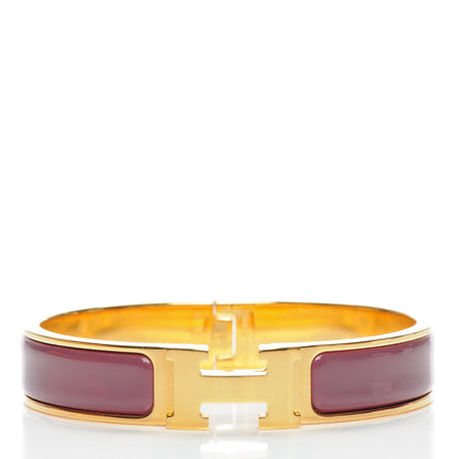 Hermes Enamel Narrow Clic Clac H Bracelet PM Muscat 1 of 5
