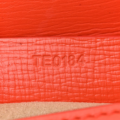 Givenchy Textured Calfskin Mini Pandora Box Crossbody Bag Orange 7 of 10