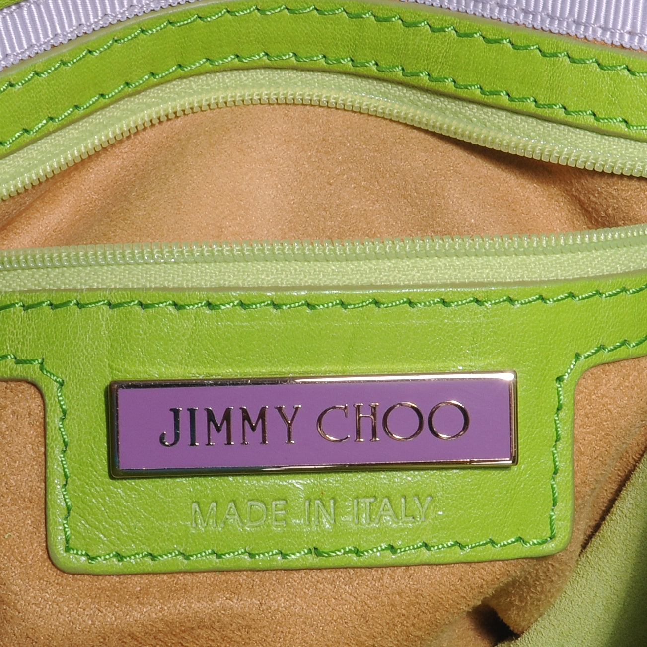 Jimmy Choo Liquid Patent Suede Monna L Lime Green 6 of 8