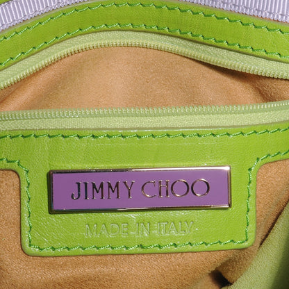 Jimmy Choo Liquid Patent Suede Monna L Lime Green 6 of 8