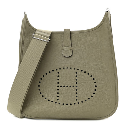 Hermes Taurillon Clemence Evelyne III GM Sauge 1 of 9