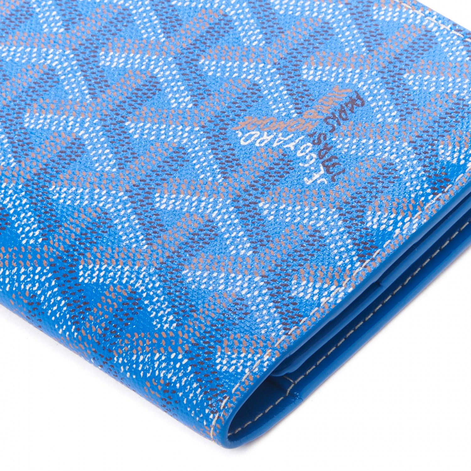 Goyard Goyardine Richelieu Wallet Sky Blue 4 of 7
