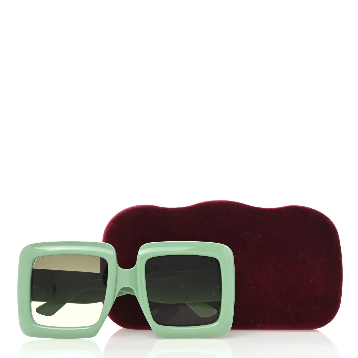 Oversized Square GG0783S Sunglasses Green