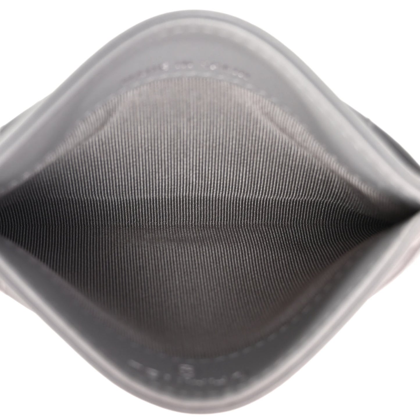 Lambskin Quilted Card Holder Grey