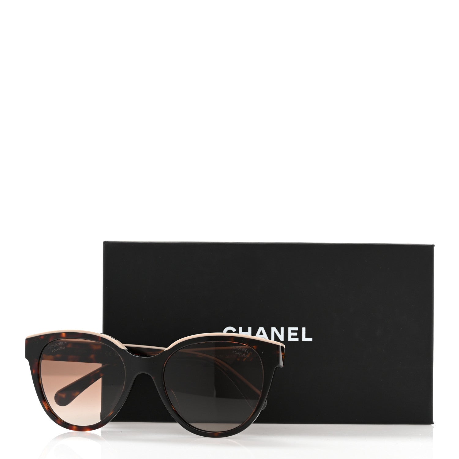 Chanel Acetate Polarized CC Butterfly Sunglasses 5414-A Tortoise 8 of 8