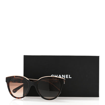 Chanel Acetate Polarized CC Butterfly Sunglasses 5414-A Tortoise 8 of 8