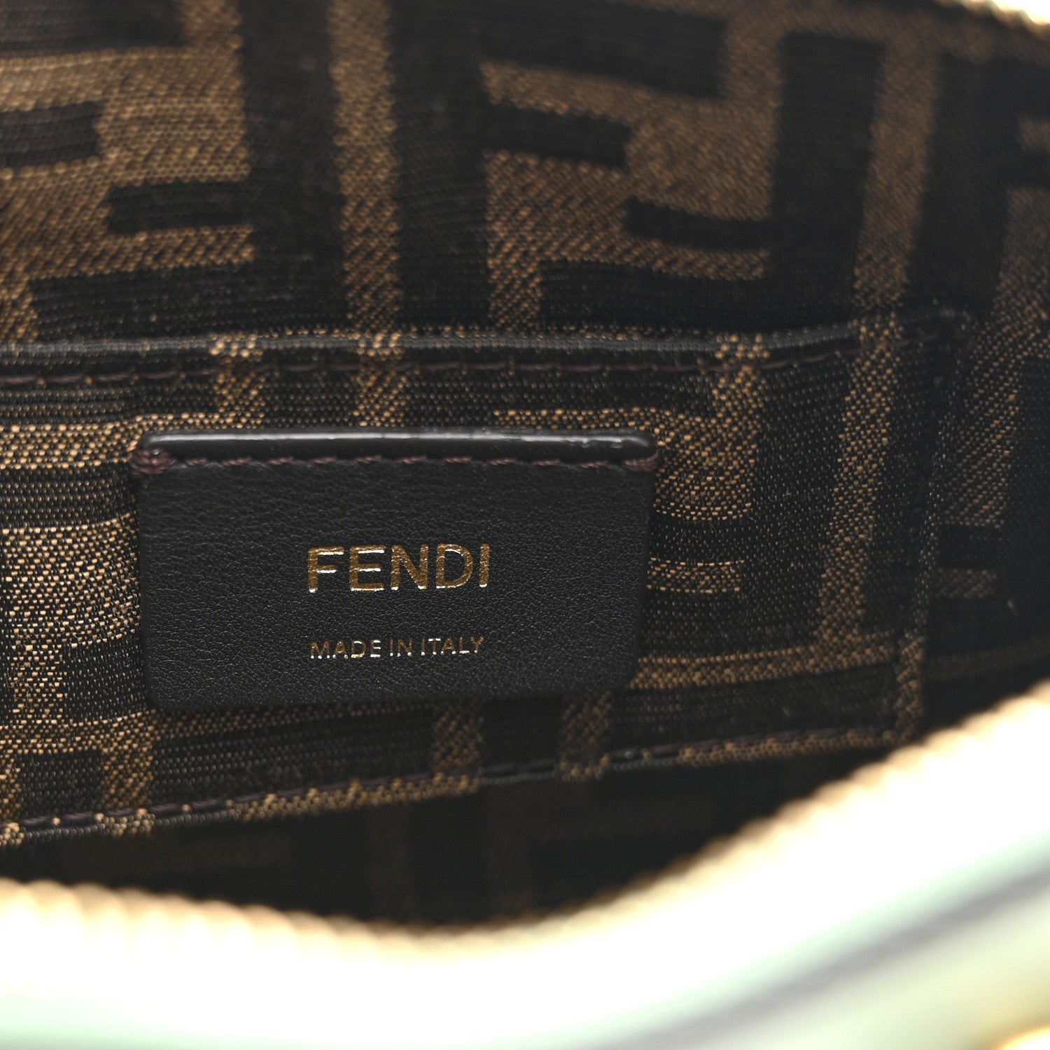 Fendi Vitello King Plexiglass Logo Embossed Mini By The Way Top Handle Boston Bag Menta 6 of 10
