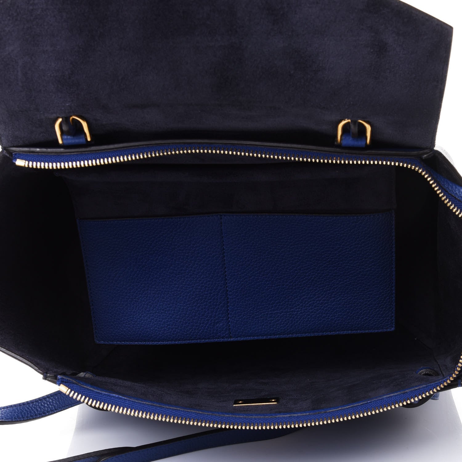 Celine Grained Calfskin Small Belt Bag Indigo 4 of 4