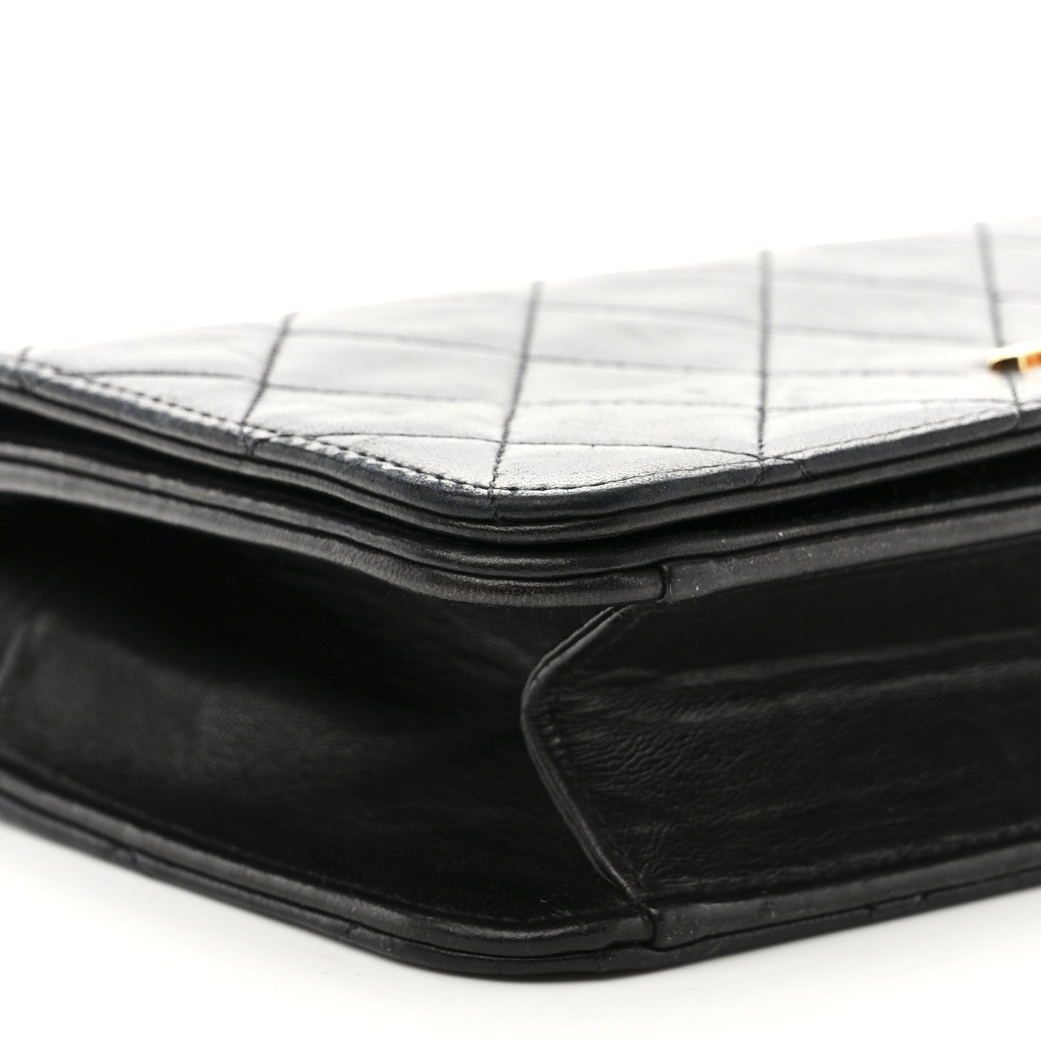 Chanel Lambskin Quilted Small Single Flap Bag Black 10 of 14