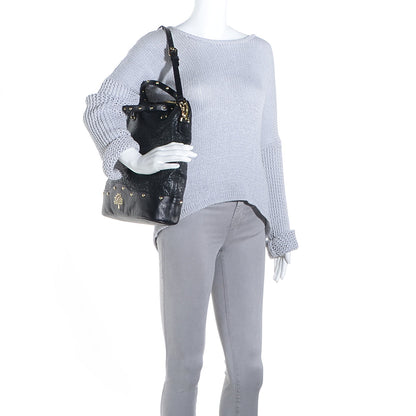 Mulberry Large Grain Nappa Holly Top Handle Black 2 of 11