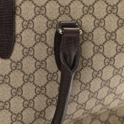 Gucci GG Plus Monogram Piston Lock Tote Dark Brown 12 of 14