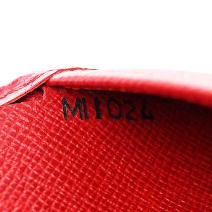 Louis Vuitton Epi Porte-Billets Compact Wallet Red 6 of 10