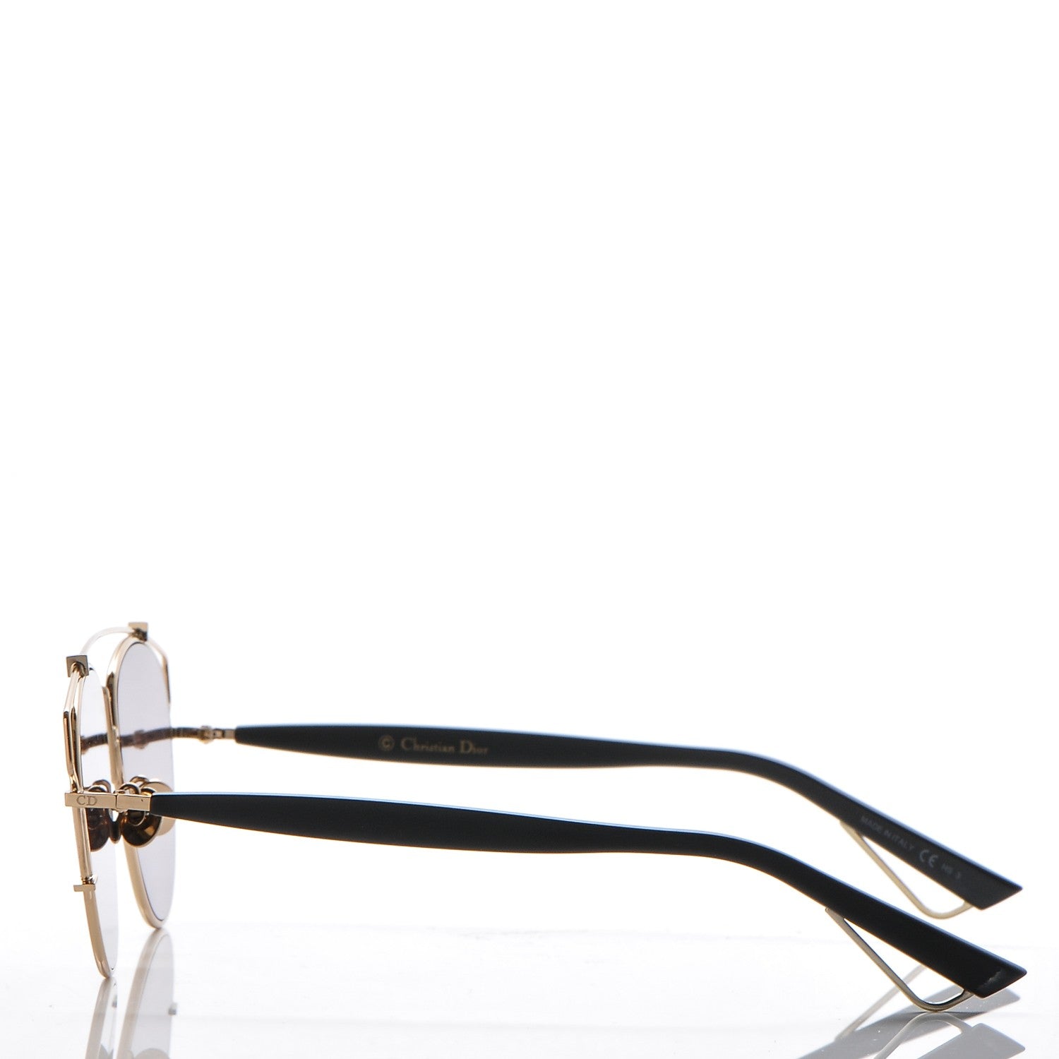 Christian Dior Technologic Sunglasses Gold 2 of 8
