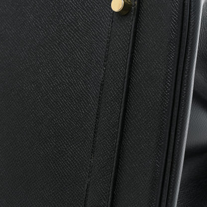 Hermes Epsom Horseshoe Birkin 35 Black Bleu Nuit 18 of 18