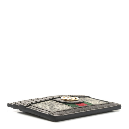 Gucci GG Supreme Monogram Ophidia Card Holder Brown 4 of 7