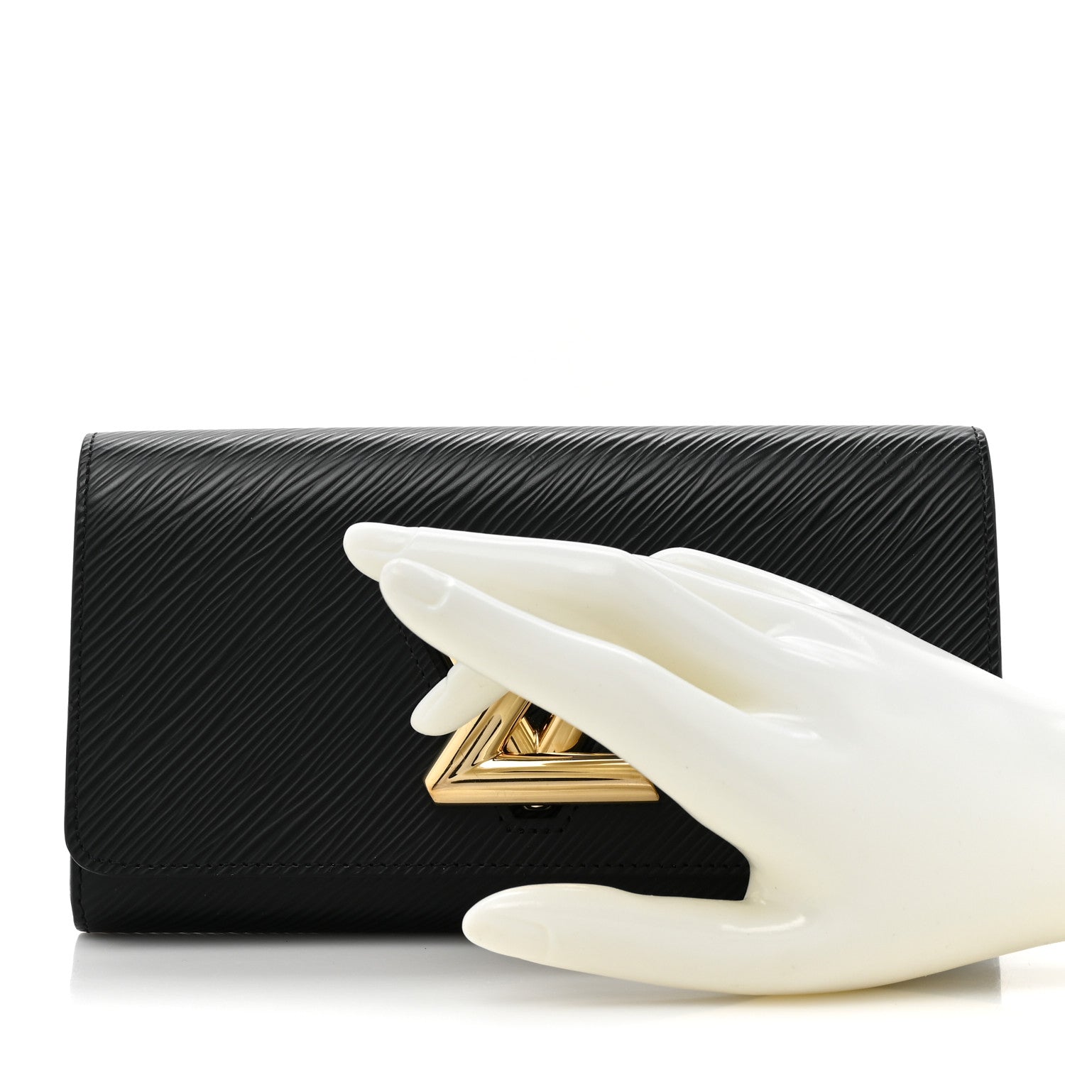 Louis Vuitton Epi Twist Wallet Black 2 of 11