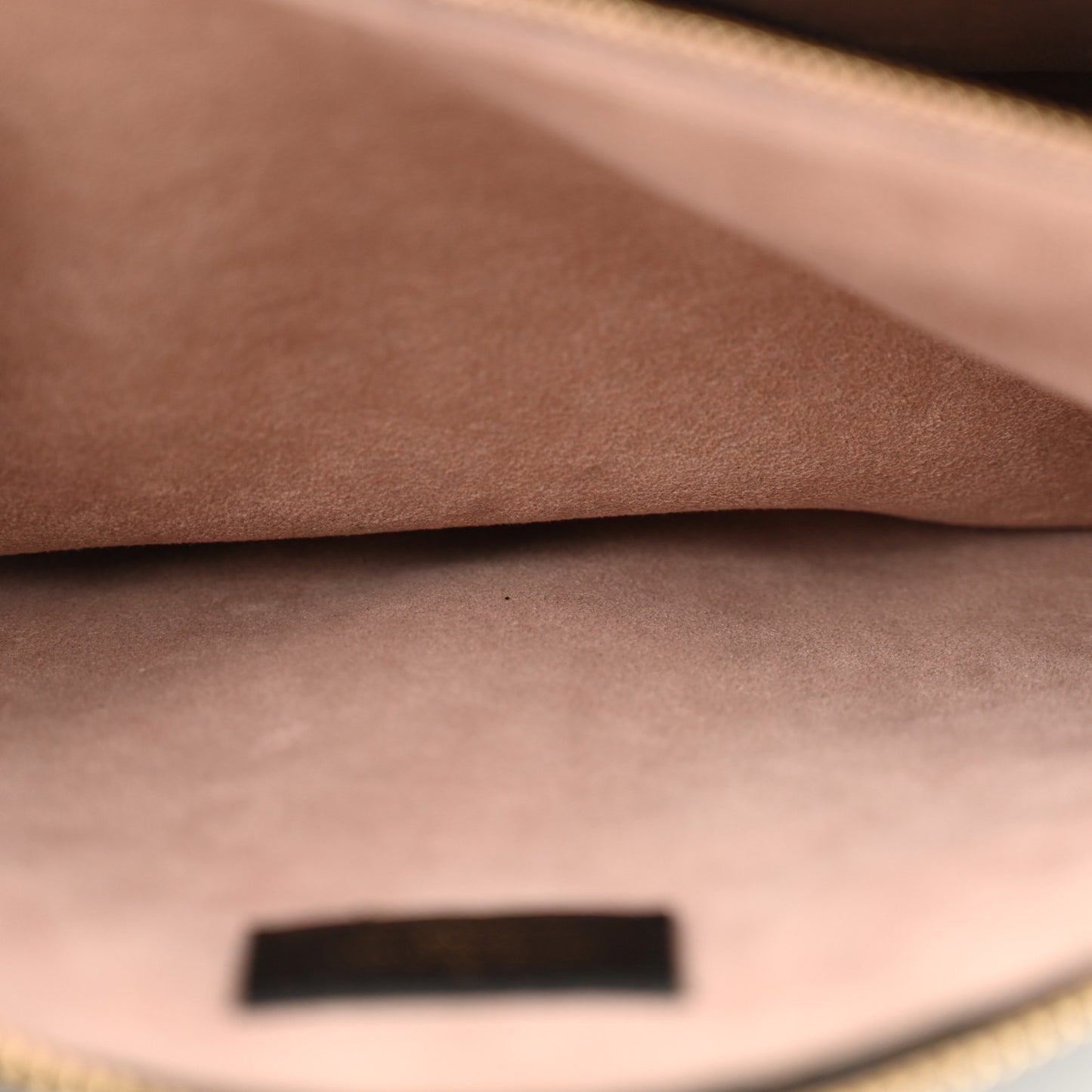 Lambskin Embossed Monogram Coussin PM Black