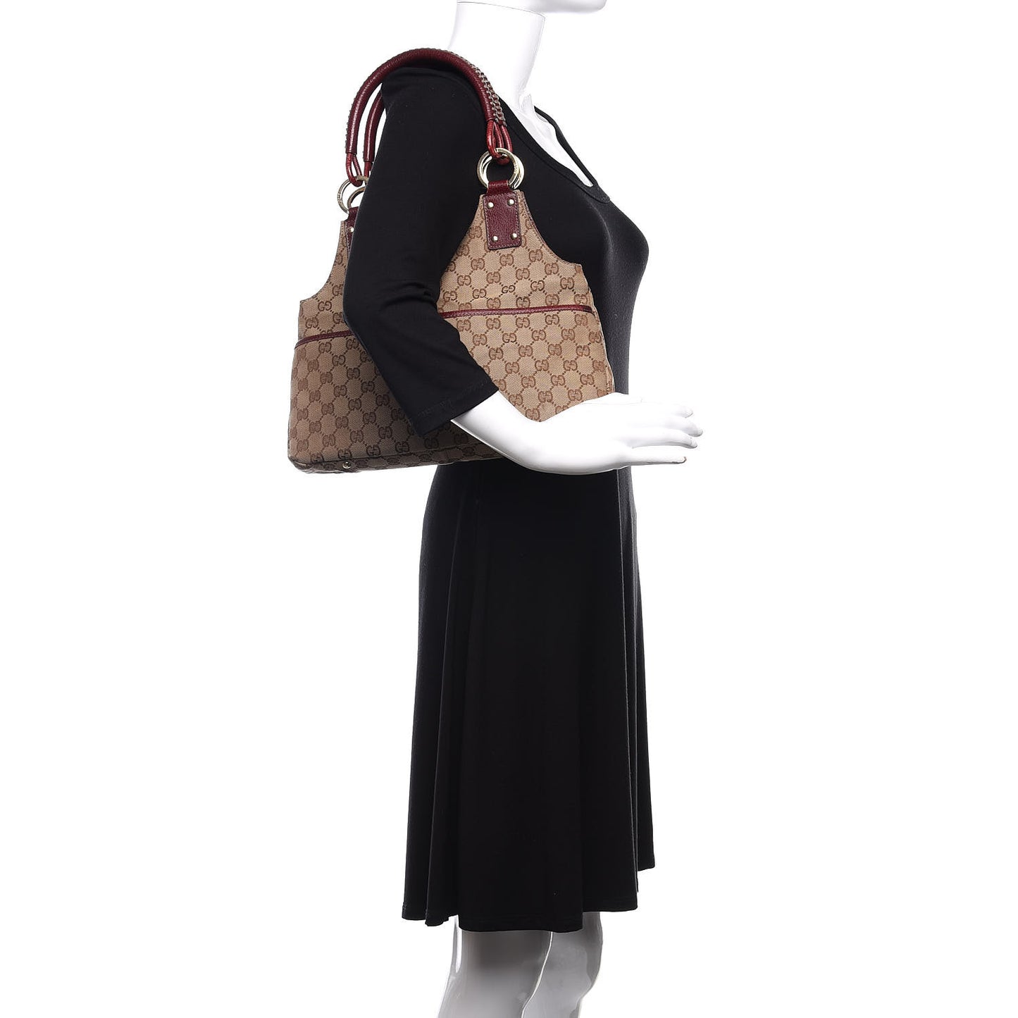 Monogram Shoulder Bag Red