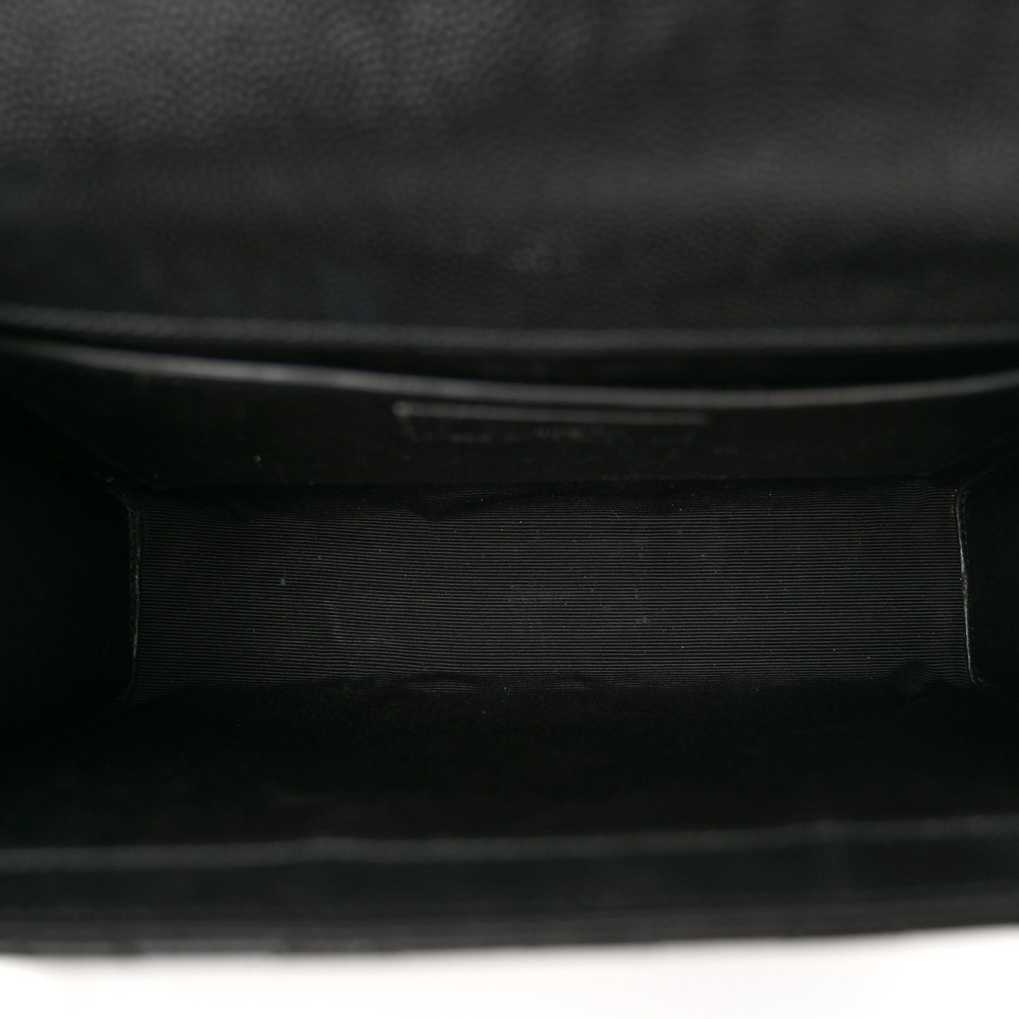 Grain De Poudre Textured Mixed Matelasse Triquilt Medium Monogram Satchel Black