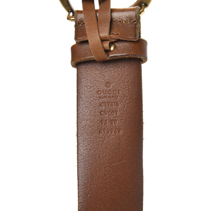 Gucci Faded Calfskin Double G 40mm Belt 95 38 Cuir 4 of 5