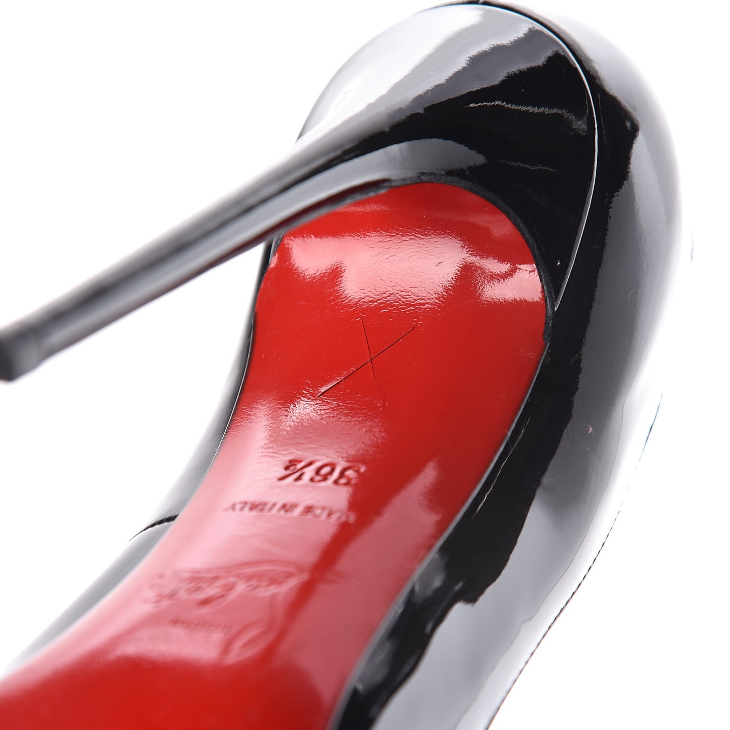 Patent Hot Chick 130 Pumps 36.5 Black