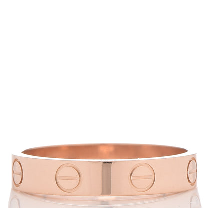 Cartier 18K Pink Gold 3.5mm LOVE Wedding Band Ring 53 6.25 3 of 5