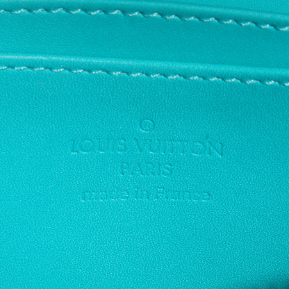 Louis Vuitton Vernis Zippy Coin Purse Wallet Blue Lagon 6 of 7