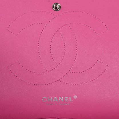 Chanel Iridescent Caviar Quilted Jumbo Double Flap Pink 6 of 8