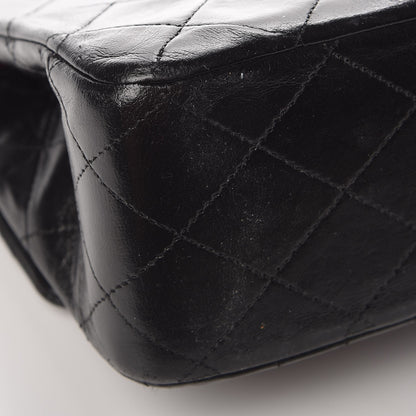 Chanel Lambskin Quilted Medium Double Flap Black 10 of 13