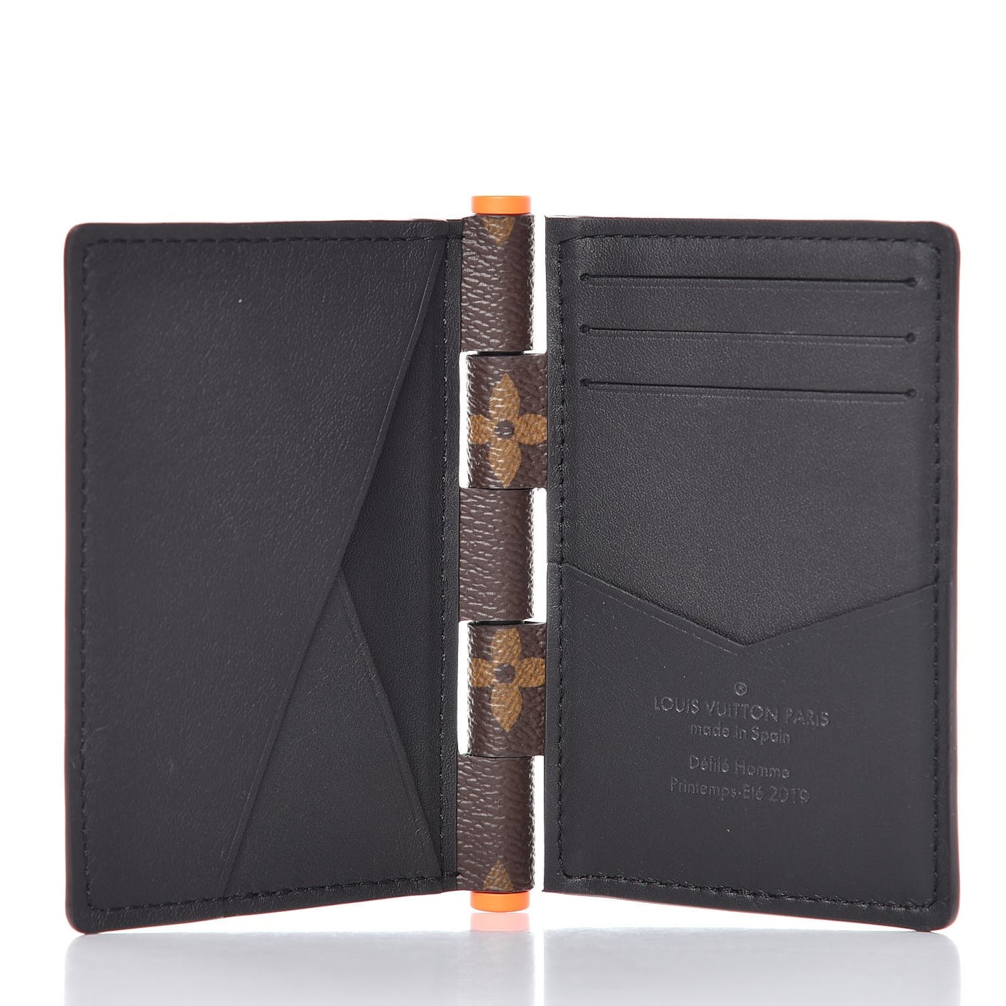 Monogram Hinge Pocket Organizer