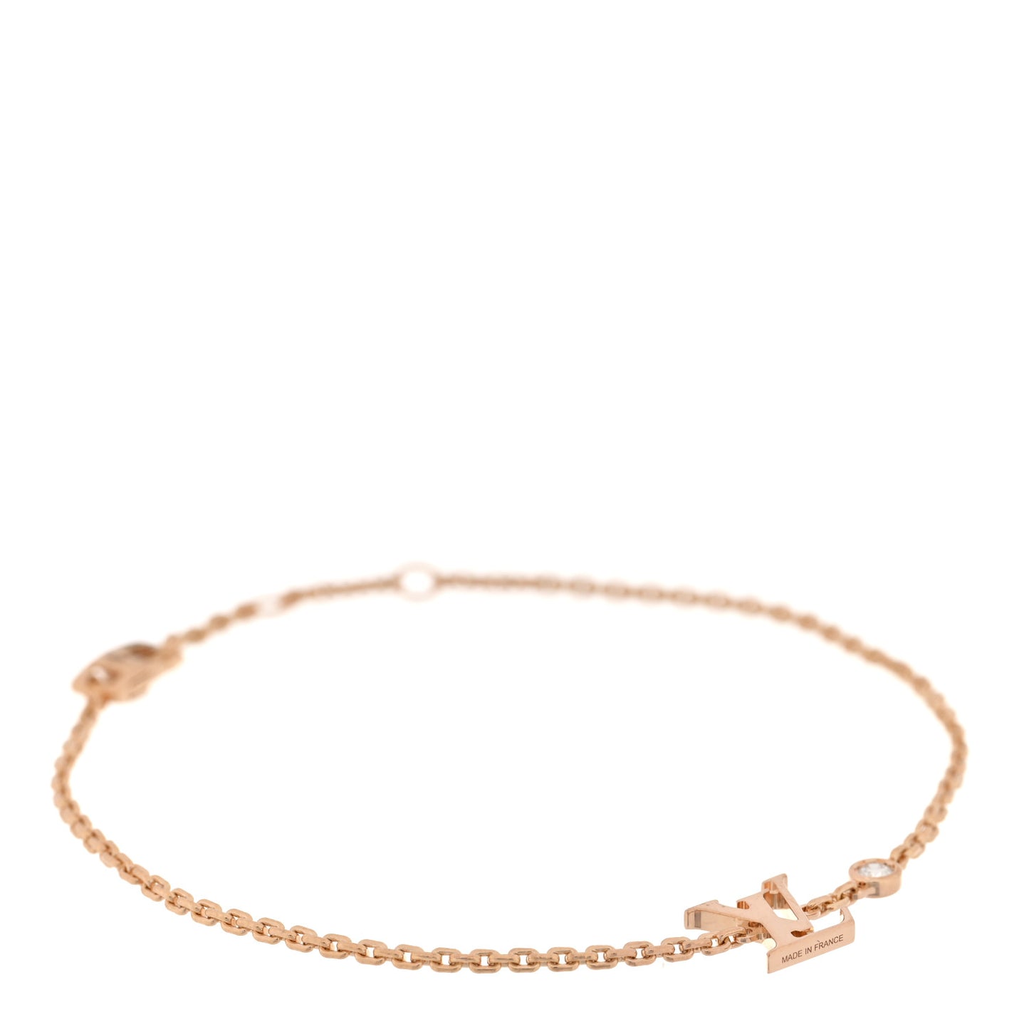 18K Pink Gold Diamond Idylle Blossom LV Bracelet