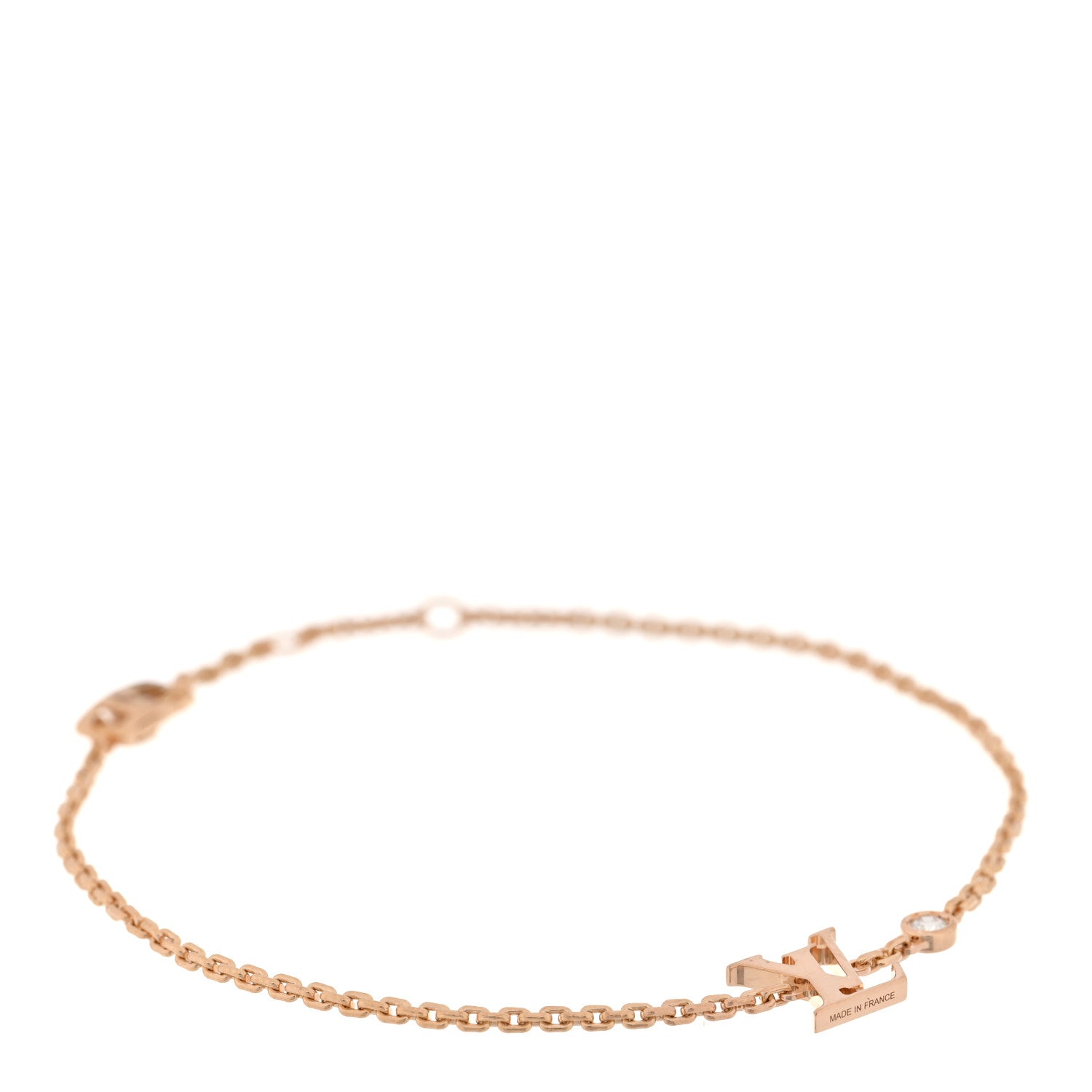 Louis Vuitton 18K Pink Gold Diamond Idylle Blossom LV Bracelet 1 of 3