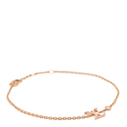 Louis Vuitton 18K Pink Gold Diamond Idylle Blossom LV Bracelet 1 of 3