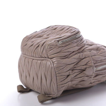 Miu Miu Nappa Matelasse Mini Backpack Cipria 6 of 15