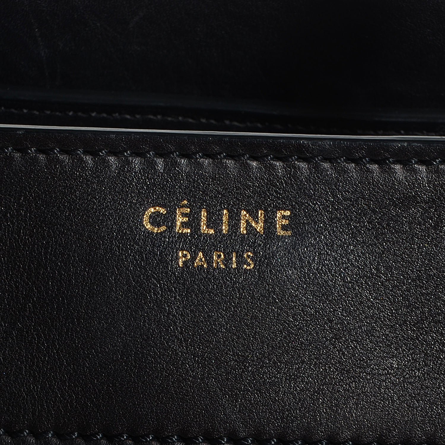 Celine Smooth Calfskin Mini Luggage Black 9 of 9