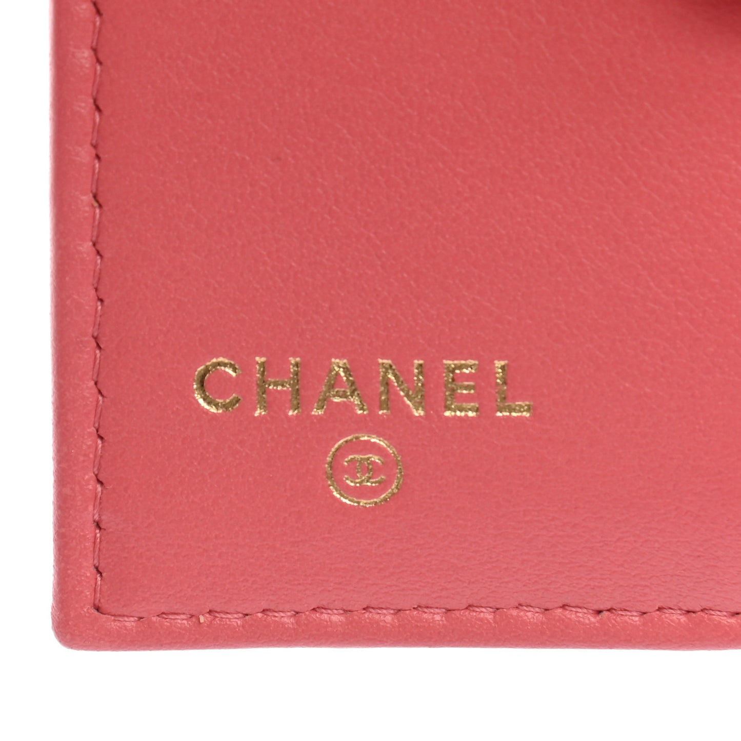 Caviar Quilted Double Flap Wallet Pink