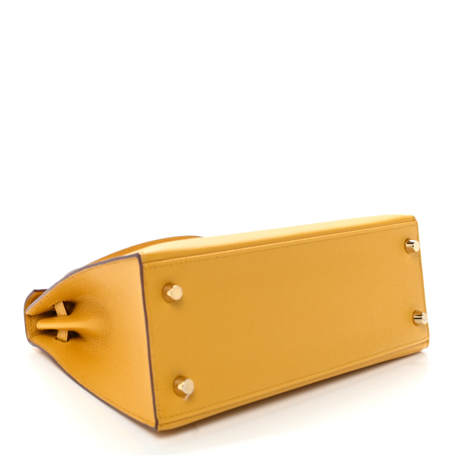 Hermes Epsom Kelly Sellier 25 Jaune Ambre 4 of 11