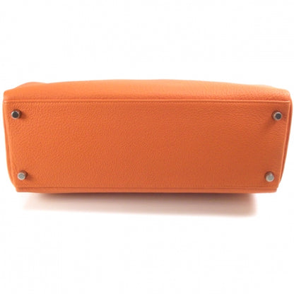Hermes Togo Kelly 35 Orange Bag 4 of 13