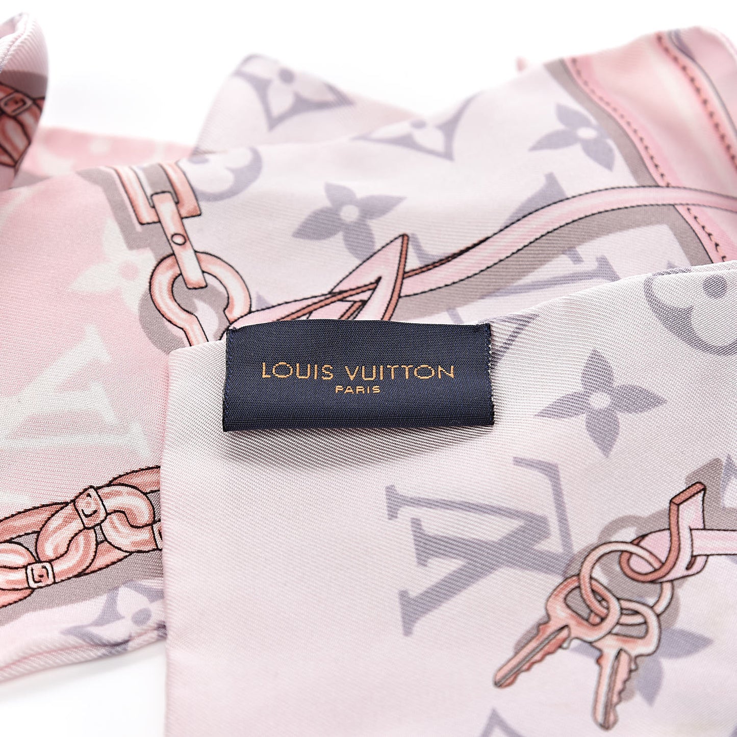 Silk Monogram Confidential Bandeau Light Pink