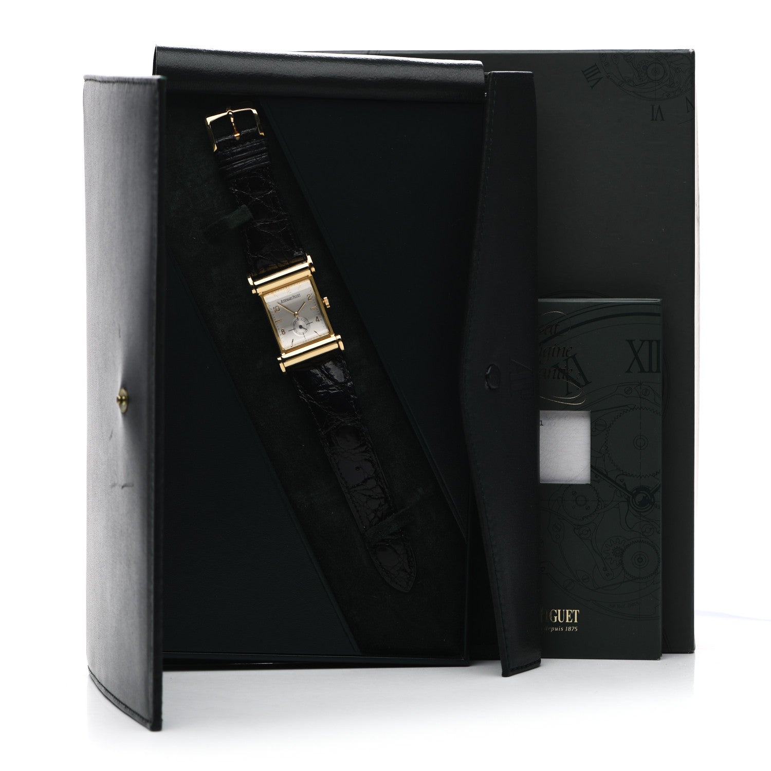 Audemars Piguet 18K Yellow Gold Alligator 24mm Canape Manual Winding Watch 14934BA0000201 9 of 9