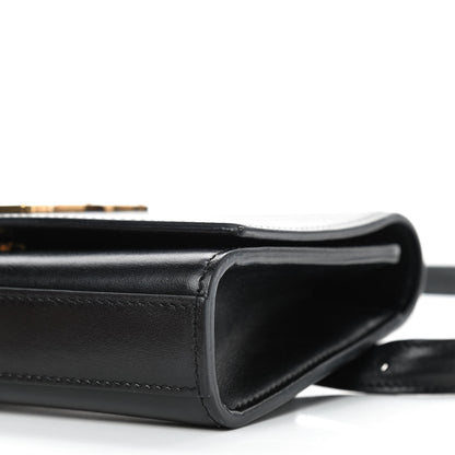 Saint Laurent Smooth Calfskin Monogram Palm Tree Kate Belt Bag Black 7 of 10