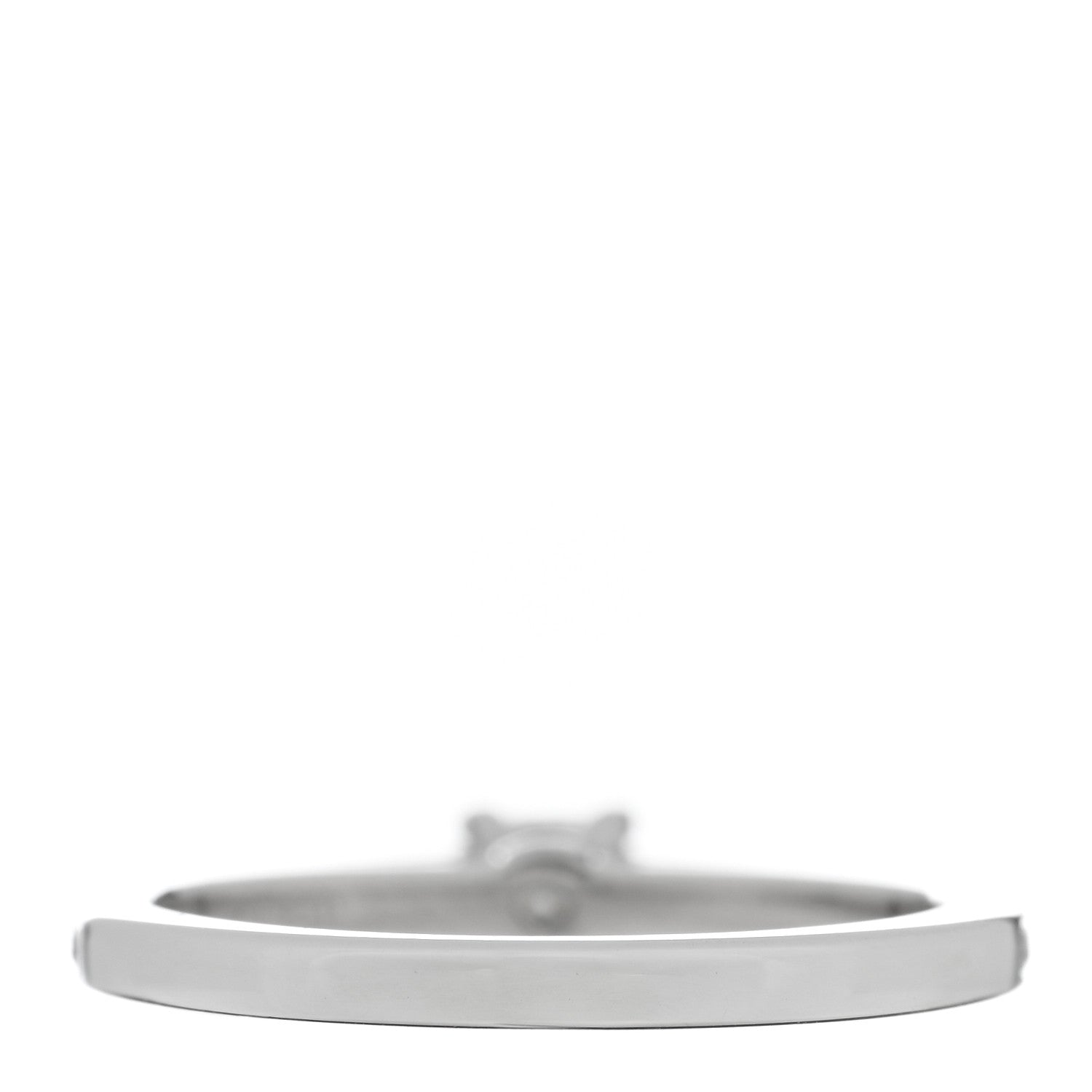 Tiffany Platinum Diamond .18ct Grace Engagement Ring 47 4 3 of 4