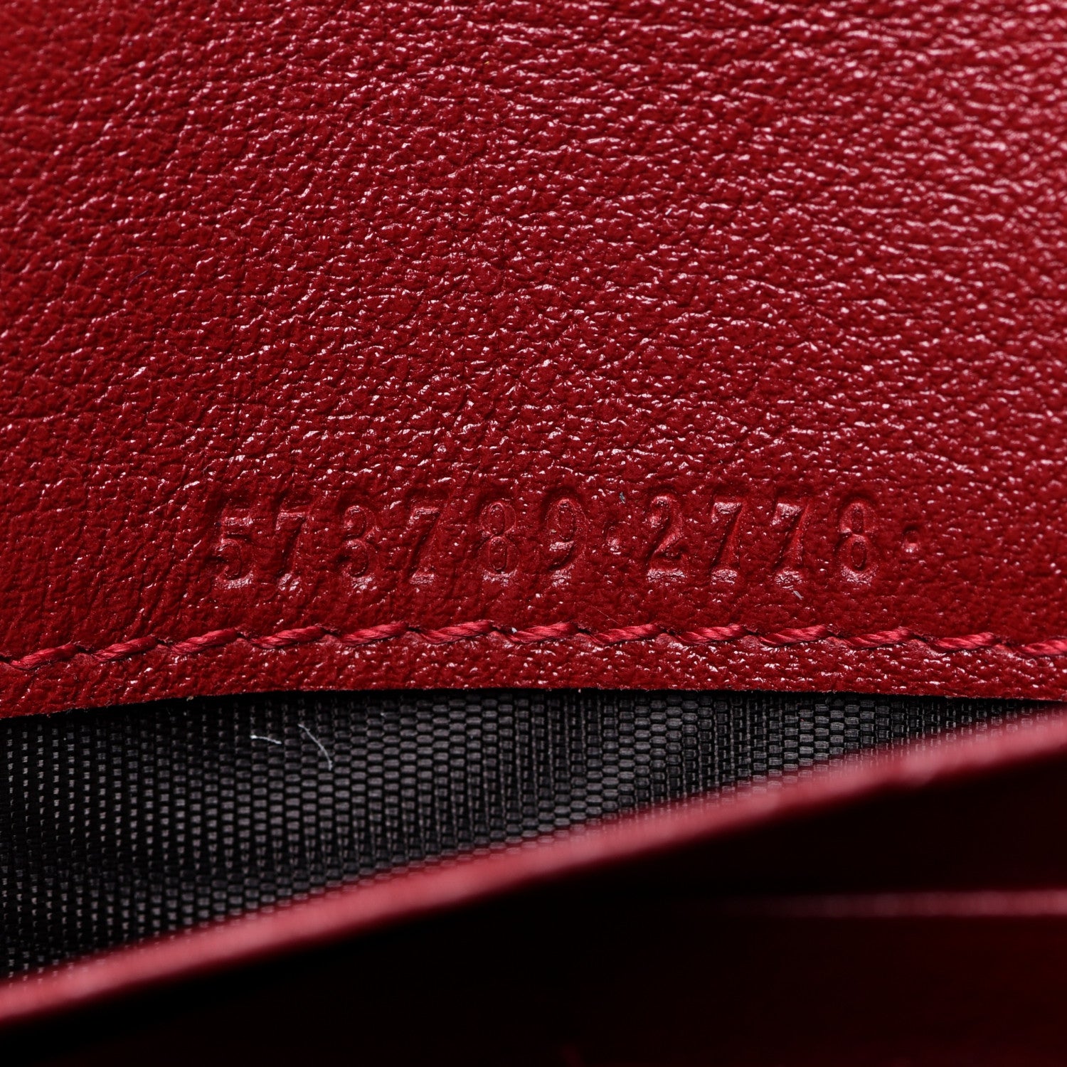 Gucci Calfskin Web Rajah Continental Wallet Romantic Cherry 7 of 9