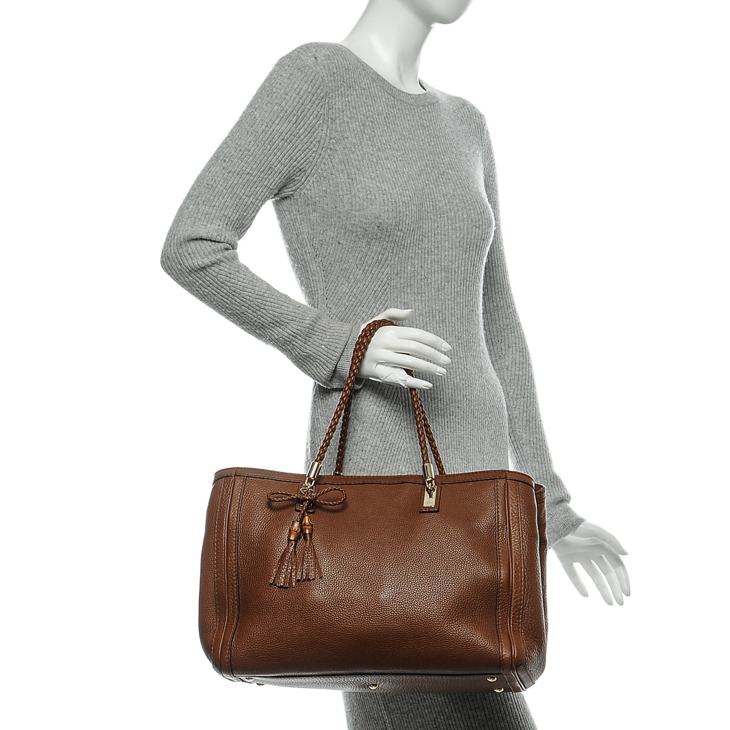 Gucci Cellarius Calfskin Medium Bella Tote Cuir 2 of 7