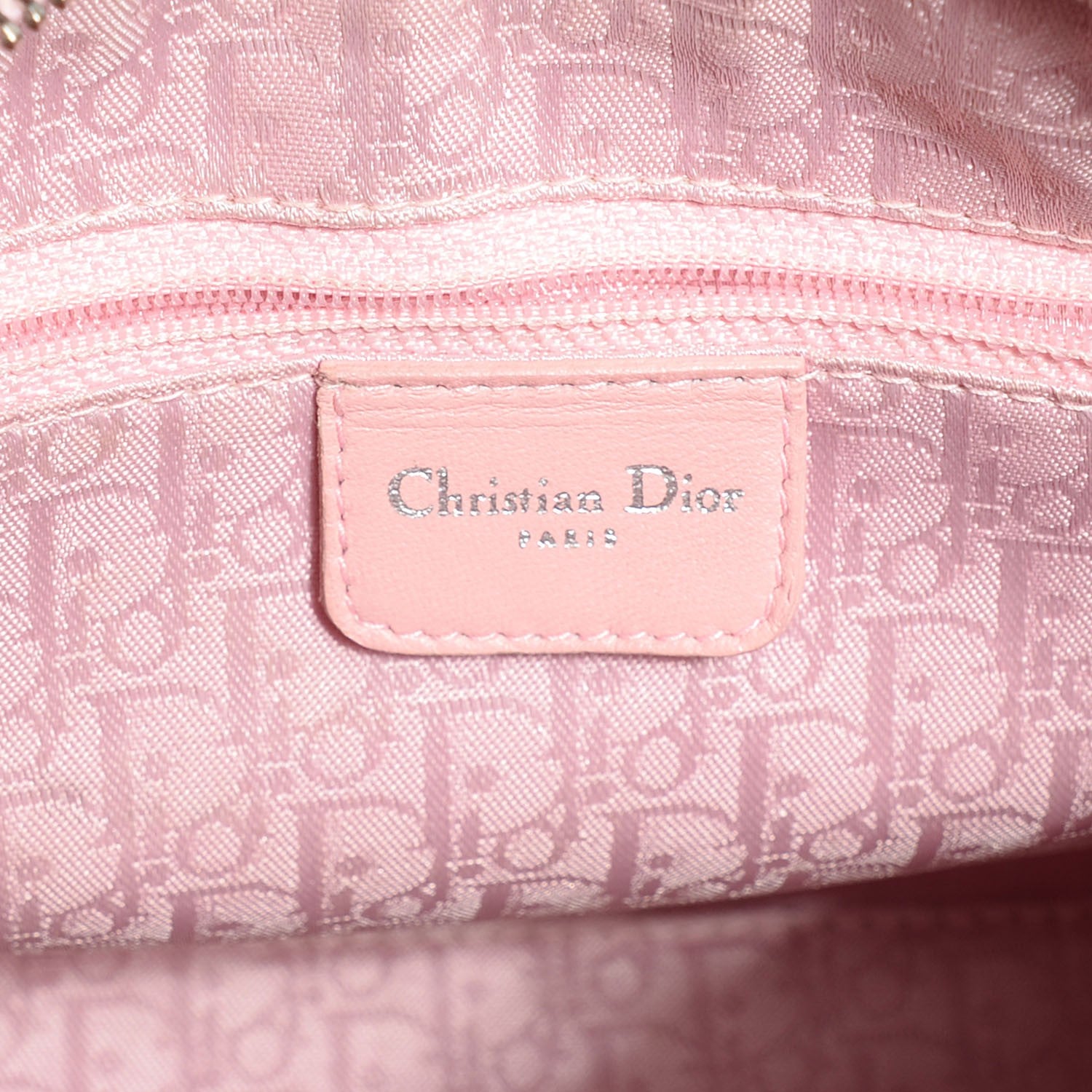 Christian Dior Lambskin Cannage Medium Lady Dior Pink 6 of 7